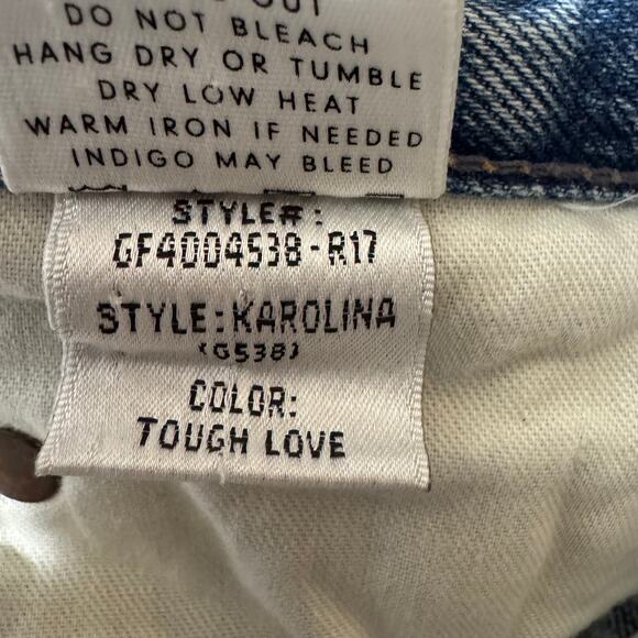 GRLFRND Karolina Button Fly Crop High-Rise Skinny Jean Plus Size 32 - Picture 7 of 13